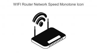 WIFI Router Network Speed Monotone Icon In Powerpoint Pptx Png And Editable Eps Format