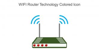 WIFI Router Technology Colored Icon In Powerpoint Pptx Png And Editable Eps Format