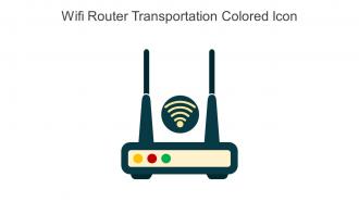 Wifi Router Transportation Colored Icon In Powerpoint Pptx Png And Editable Eps Format