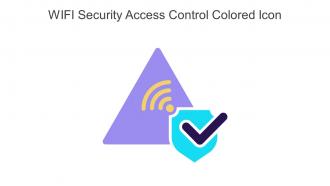 WIFI Security Access Control Colored Icon In Powerpoint Pptx Png And Editable Eps Format