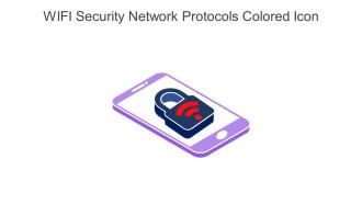 WIFI Security Network Protocols Colored Icon In Powerpoint Pptx Png And Editable Eps Format