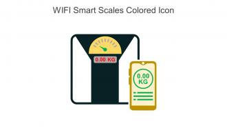 Wifi Smart Scales Colored Icon In Powerpoint Pptx Png And Editable Eps Format