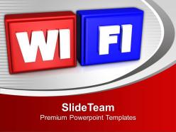 Wifi symbol internet powerpoint templates ppt backgrounds for slides 0113