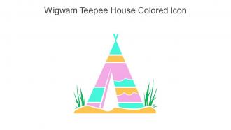 Wigwam Teepee House Colored Icon In Powerpoint Pptx Png And Editable Eps Format