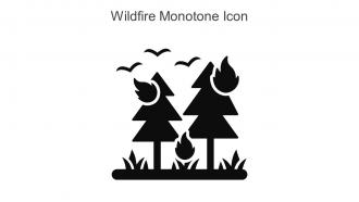 Wildfire Monotone Icon In Powerpoint Pptx Png And Editable Eps Format