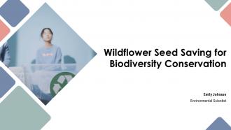 Wildflower Seed Saving Biodiversity Conservation PPT PowerPoint ST AI