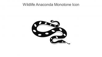 Wildlife Anaconda Monotone Icon In Powerpoint Pptx Png And Editable Eps Format