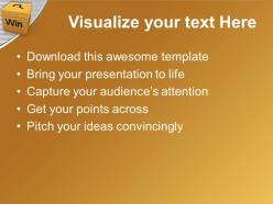 Win and lose business powerpoint templates ppt backgrounds for slides 0113