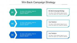 Win Back Campaign Strategy Ppt Powerpoint Presentation Outline Slide Cpb