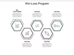 Win loss program ppt powerpoint presentation portfolio infographic template cpb