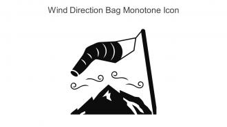 Wind Direction Bag Monotone Icon In Powerpoint Pptx Png And Editable Eps Format