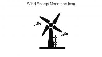 Wind Energy Monotone Icon In Powerpoint Pptx Png And Editable Eps Format