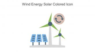 Wind Energy Solar Colored Icon In Powerpoint Pptx Png And Editable Eps Format