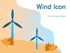 Wind Icon Record Speed Depicting Battery Energy Turbines Harnessing Presenting