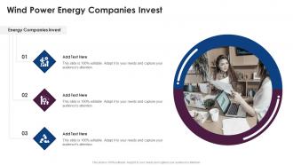 Wind Power Energy Companies Invest In Powerpoint And Google Slides Cpb