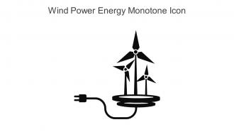 Wind Power Energy Monotone Icon In Powerpoint Pptx Png And Editable Eps Format