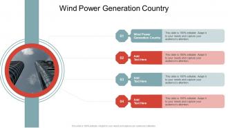 Wind Power Generation Country In Powerpoint And Google Slides Cpb