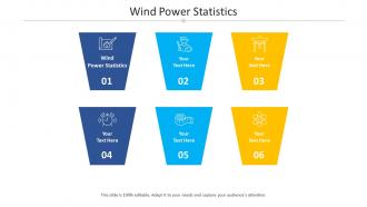 Wind power statistics ppt powerpoint presentation ideas demonstration cpb