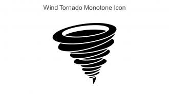 Wind Tornado Monotone Icon In Powerpoint Pptx Png And Editable Eps Format