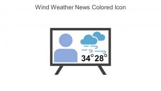 Wind Weather News Colored Icon In Powerpoint Pptx Png And Editable Eps Format