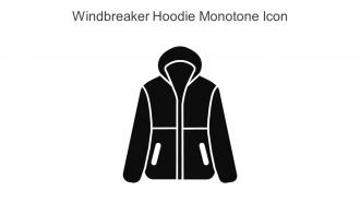 Windbreaker Hoodie Monotone Icon In Powerpoint Pptx Png And Editable Eps Format