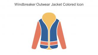 Windbreaker Outwear Jacket Colored Icon In Powerpoint Pptx Png And Editable Eps Format