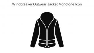 Windbreaker Outwear Jacket Monotone Icon In Powerpoint Pptx Png And Editable Eps Format