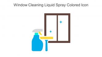 Window Cleaning Liquid Spray Colored Icon In Powerpoint Pptx Png And Editable Eps Format