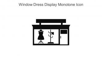 Window Dress Display Monotone Icon In Powerpoint Pptx Png And Editable Eps Format