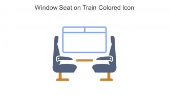 Window Seat On Train Colored Icon In Powerpoint Pptx Png And Editable Eps Format