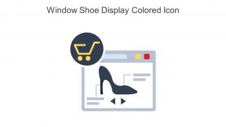 Window Shoe Display Colored Icon In Powerpoint Pptx Png And Editable Eps Format