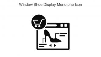 Window Shoe Display Monotone Icon In Powerpoint Pptx Png And Editable Eps Format