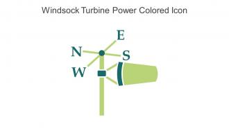 Windsock Turbine Power Colored Icon In Powerpoint Pptx Png And Editable Eps Format