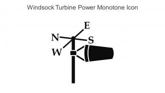 Windsock Turbine Power Monotone Icon In Powerpoint Pptx Png And Editable Eps Format