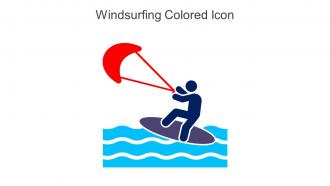 Windsurfing Colored Icon In Powerpoint Pptx Png And Editable Eps Format