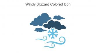 Windy Blizzard Colored Icon In Powerpoint Pptx Png And Editable Eps Format