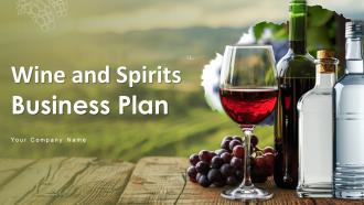 Wine And Spirits Business Plan Powerpoint Presentation Slides BP