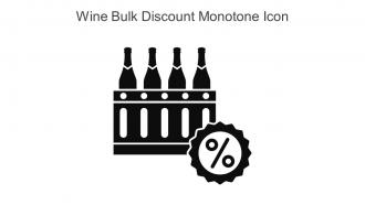 Wine Bulk Discount Monotone Icon In Powerpoint Pptx Png And Editable Eps Format