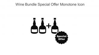 Wine Bundle Special Offer Monotone Icon In Powerpoint Pptx Png And Editable Eps Format