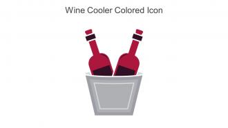 Wine Cooler Colored Icon In Powerpoint Pptx Png And Editable Eps Format