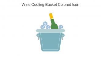 Wine Cooling Bucket Colored Icon In Powerpoint Pptx Png And Editable Eps Format
