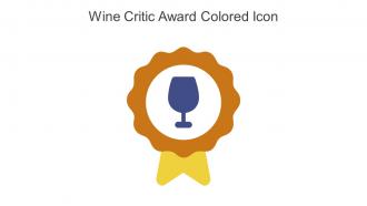 Wine Critic Award Colored Icon In Powerpoint Pptx Png And Editable Eps Format