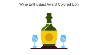 Wine Enthusiast Award Colored Icon In Powerpoint Pptx Png And Editable Eps Format