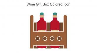 Wine Gift Box Colored Icon In Powerpoint Pptx Png And Editable Eps Format