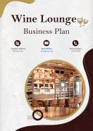 Wine Lounge Business Plan Pdf Word Document