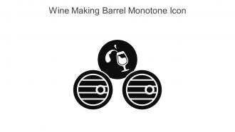 Wine Making Barrel Monotone Icon In Powerpoint Pptx Png And Editable Eps Format