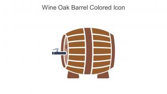 Wine Oak Barrel Colored Icon In Powerpoint Pptx Png And Editable Eps Format