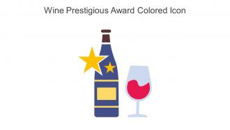 Wine Prestigious Award Colored Icon In Powerpoint Pptx Png And Editable Eps Format