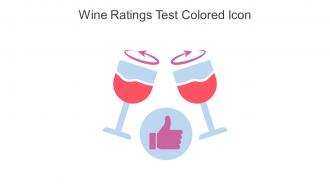 Wine Ratings Test Colored Icon In Powerpoint Pptx Png And Editable Eps Format