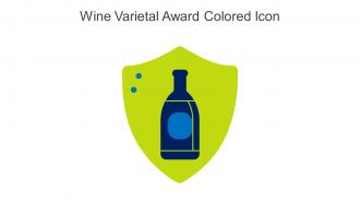 Wine Varietal Award Colored Icon In Powerpoint Pptx Png And Editable Eps Format